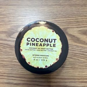 New Women’s COCONUT PINEAPPLE Oil Body Butter Intense Moisturizer 8oz/226g Jar